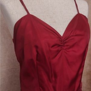 Elegant Vintage Ball Gown. Beautiful layered draping, long